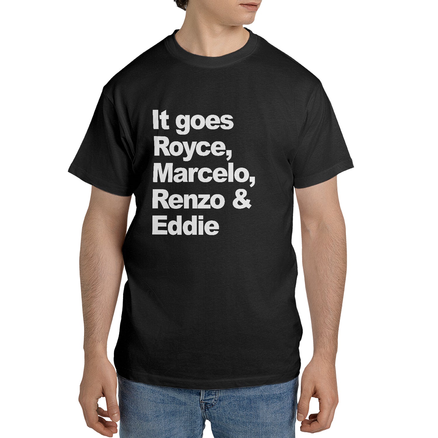 BJJ Legends T-Shirt – Royce, Marcelo, Renzo & Eddie