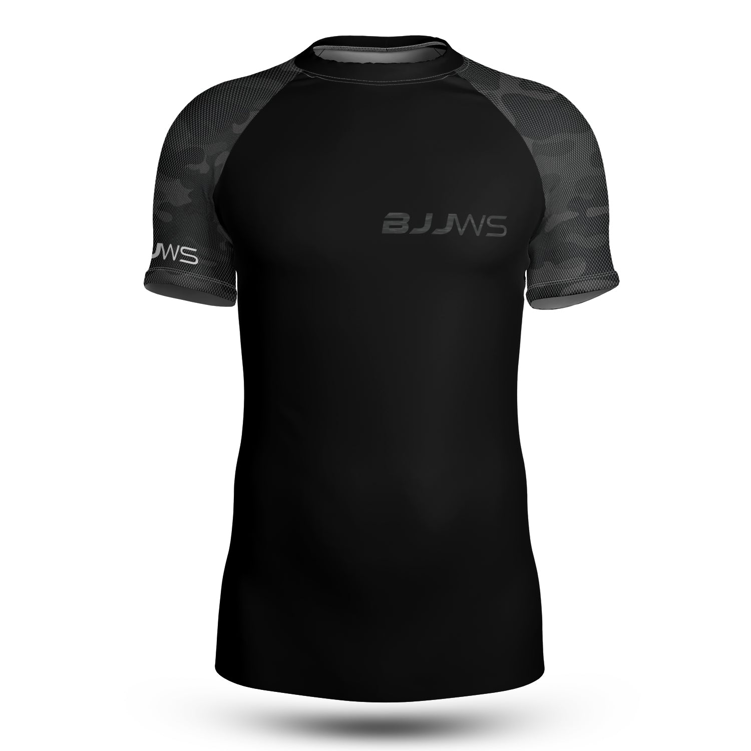 Carbon Camo BJJ Rashguard - Short Sleeve