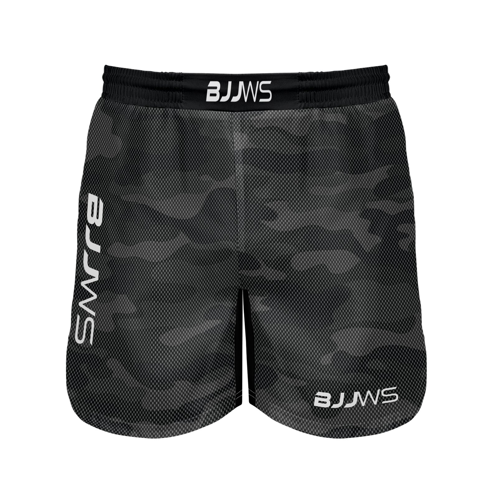 Grey BJJ Shorts - Pull-on fight shorts | BJJ Wholesale