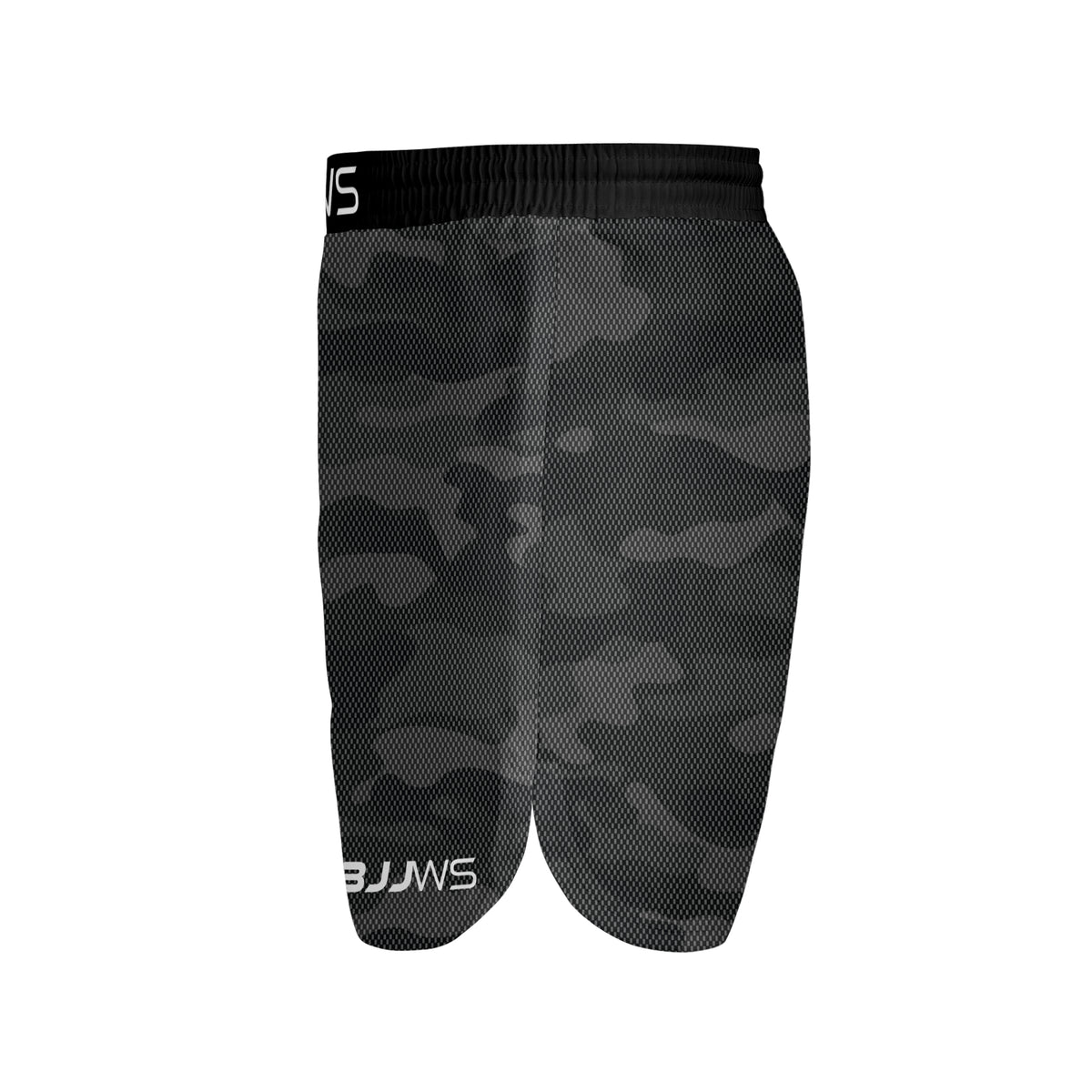 Carbon Camo BJJ Shorts - Pull-on fight shorts