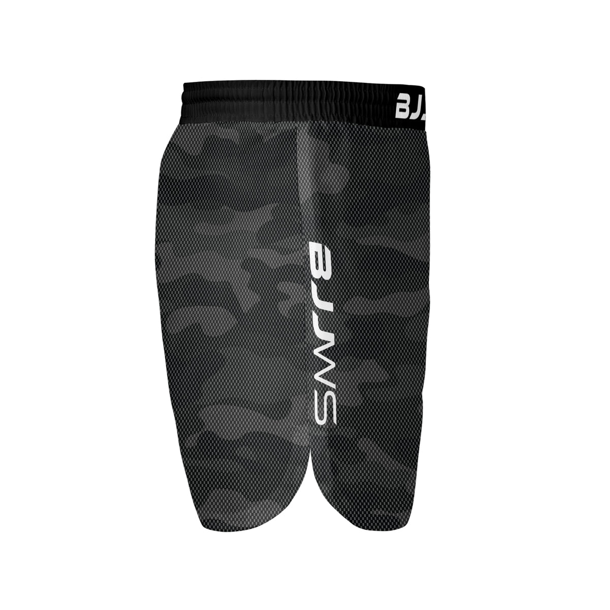 Carbon Camo BJJ Shorts - Pull-on fight shorts