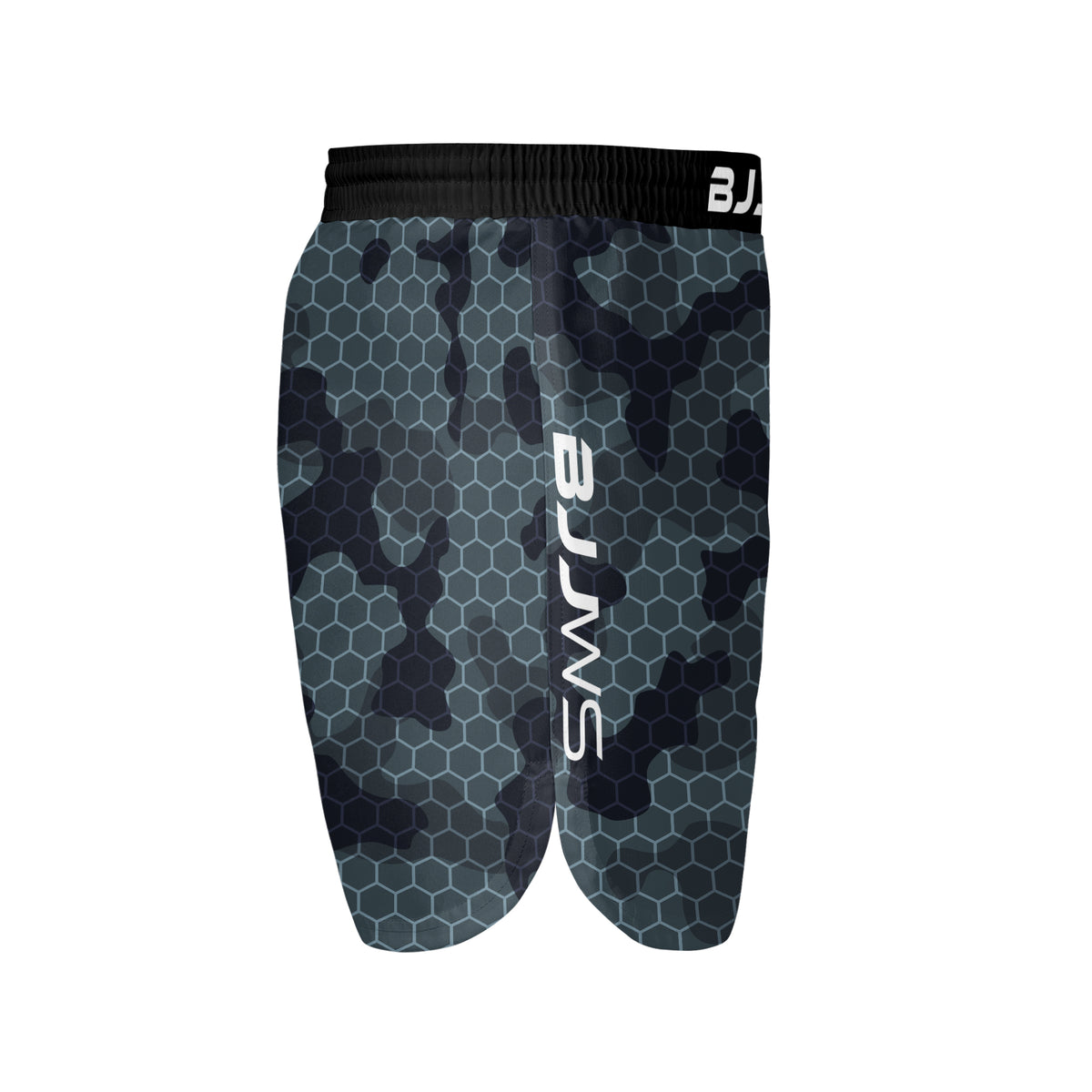Geo Camo BJJ Shorts - Pull-on fight shorts