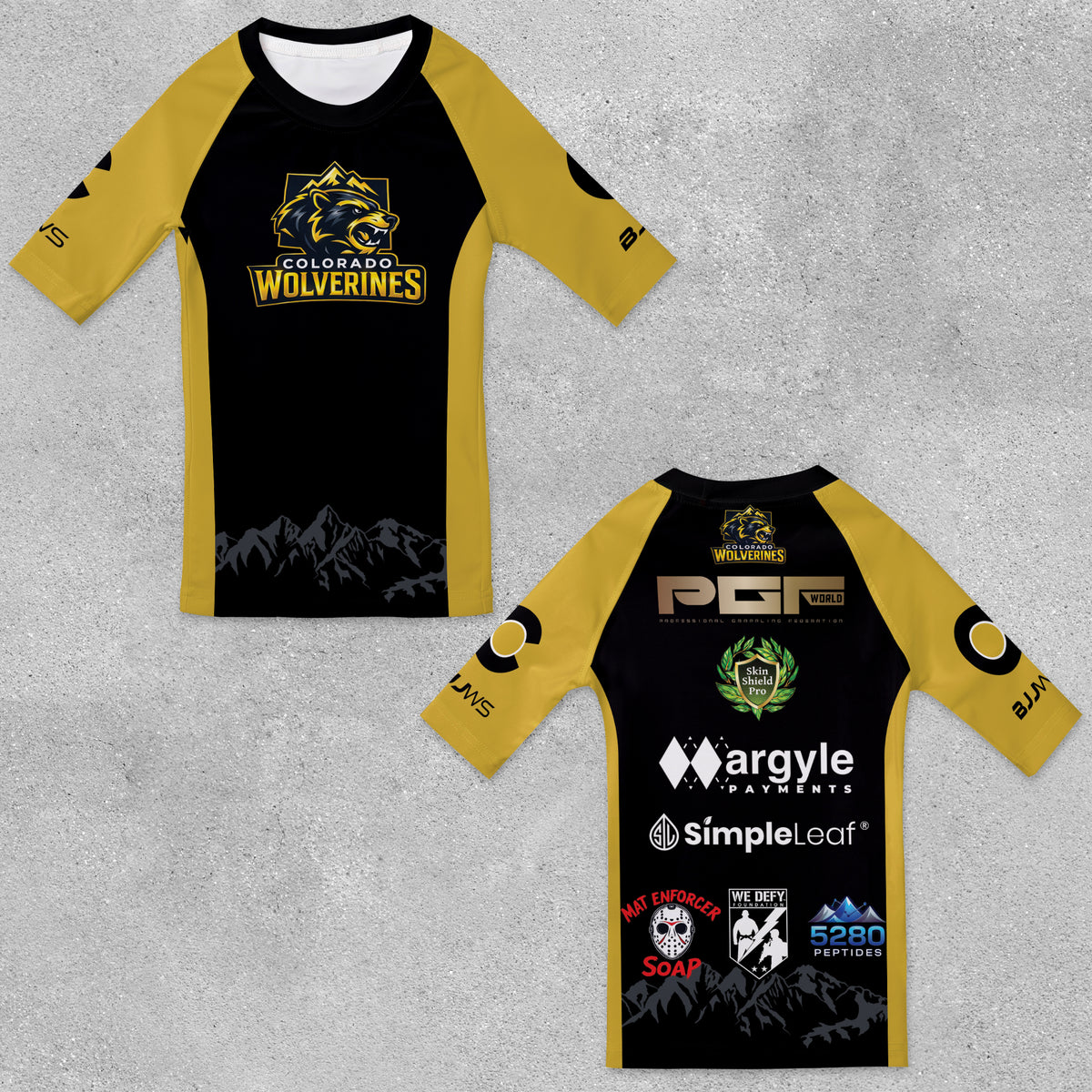 Youth Colorado Wolverines Rashguard