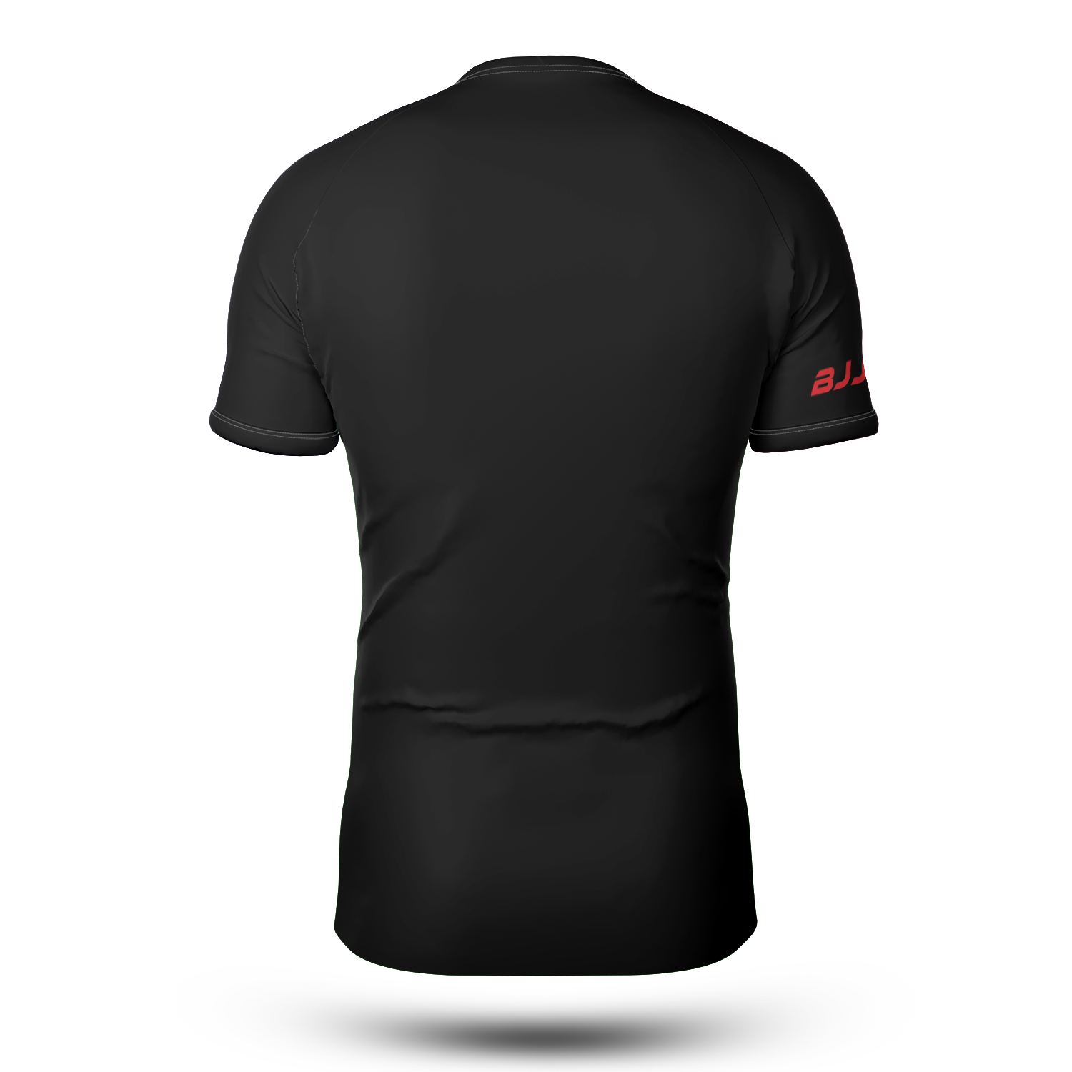 Black BJJ Rashguard with Submit in white lettering