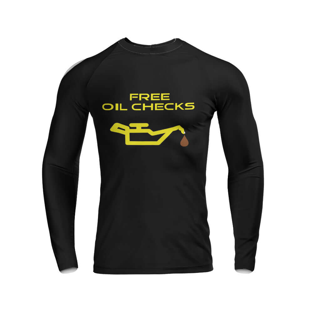 Oil Check Rashguard - Long Sleeve - BJJ Wholesale